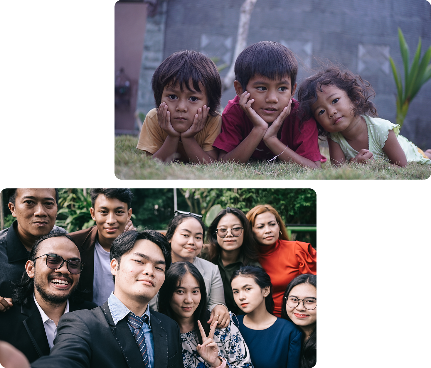 Community outreach collage